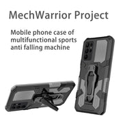 For Samsung Galaxy S25 Ultra 5G Armor Warrior Shockproof PC + TPU Phone Case(Grey)