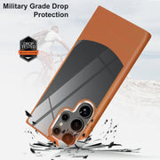 For Samsung Galaxy S25 5G Litchi Texture TPU Hybrid Acrylic Phone Case(Black)