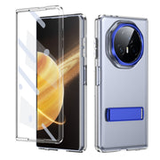 For Honor Magic V3 Ice-Cold Holder PC Hybrid TPU Phone Case(Blue)