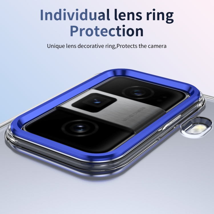 For Honor Magic Vs3 Ice-Cold Holder PC Hybrid TPU Phone Case(Blue)