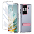For Honor Magic Vs3 Ice-Cold Holder PC Hybrid TPU Phone Case(Pink) - Honor Cases by PMC TechLife | Online Shopping South Africa | PMC TechLife | Buy Now Pay Later Mobicred