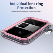 For Honor Magic Vs3 Ice-Cold Holder PC Hybrid TPU Phone Case(Pink)