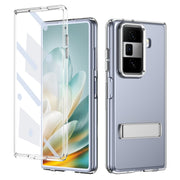 For Honor Magic Vs3 Ice-Cold Holder PC Hybrid TPU Phone Case(Silver)