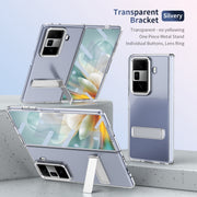 For Honor Magic Vs3 Ice-Cold Holder PC Hybrid TPU Phone Case(Silver)