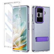 For Honor Magic Vs3 Ice-Cold Holder PC Hybrid TPU Phone Case(Purple)