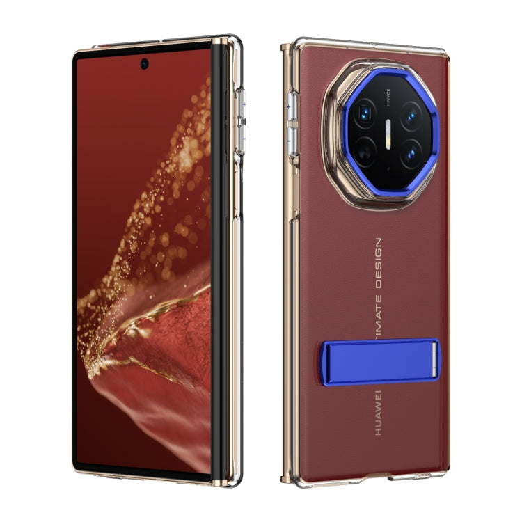For Huawei Mate XT Ultimate Ice-Cold Holder PC Hybrid TPU Phone Case(Blue)
