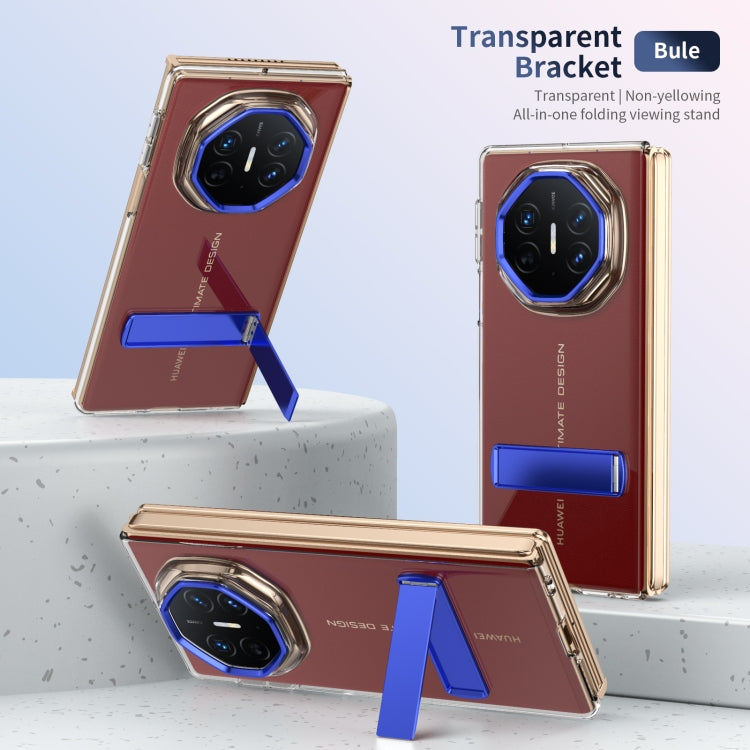 For Huawei Mate XT Ultimate Ice-Cold Holder PC Hybrid TPU Phone Case(Blue)