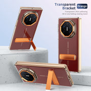 For Huawei Mate XT Ultimate Ice-Cold Holder PC Hybrid TPU Phone Case(Orange)