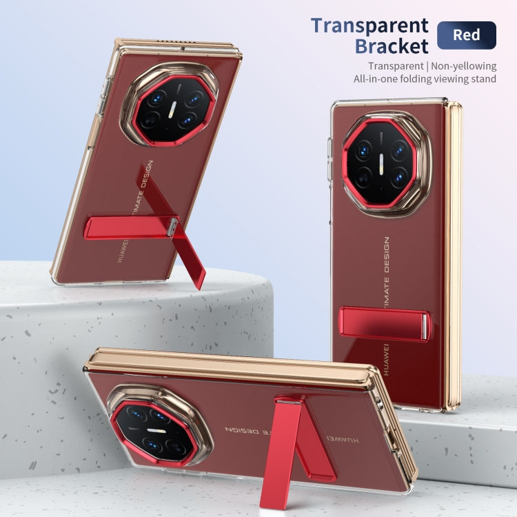 For Huawei Mate XT Ultimate Ice-Cold Holder PC Hybrid TPU Phone Case(Red)