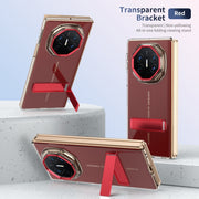 For Huawei Mate XT Ultimate Ice-Cold Holder PC Hybrid TPU Phone Case(Red)