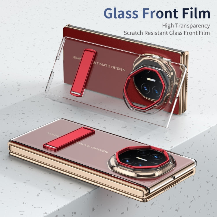 For Huawei Mate XT Ultimate Ice-Cold Holder PC Hybrid TPU Phone Case(Red)
