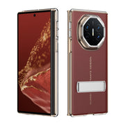 For Huawei Mate XT Ultimate Ice-Cold Holder PC Hybrid TPU Phone Case(Silver)