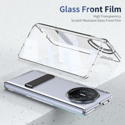 For Huawei Mate X3 Ice-Cold Holder PC Hybrid TPU Phone Case(Black)