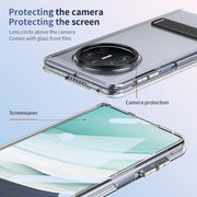 For Huawei Mate X3 Ice-Cold Holder PC Hybrid TPU Phone Case(Black)