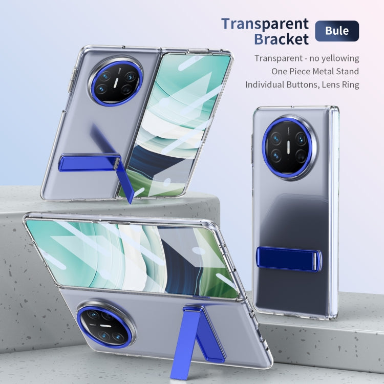 For Huawei Mate X3 Ice-Cold Holder PC Hybrid TPU Phone Case(Blue)