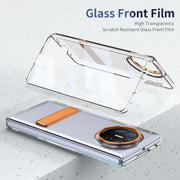 For Huawei Mate X3 Ice-Cold Holder PC Hybrid TPU Phone Case(Orange)