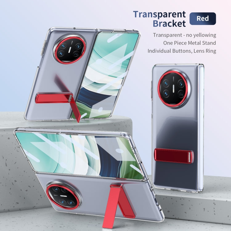 For Huawei Mate X3 Ice-Cold Holder PC Hybrid TPU Phone Case(Red)