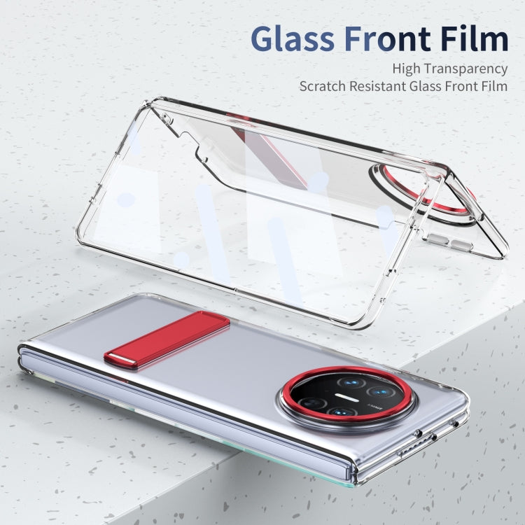 For Huawei Mate X3 Ice-Cold Holder PC Hybrid TPU Phone Case(Red)