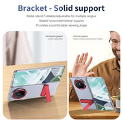 For Huawei Mate X3 Ice-Cold Holder PC Hybrid TPU Phone Case(Red)