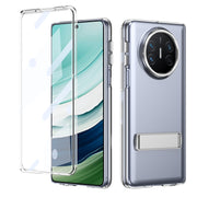 For Huawei Mate X3 Ice-Cold Holder PC Hybrid TPU Phone Case(Silver)