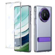 For Huawei Mate X3 Ice-Cold Holder PC Hybrid TPU Phone Case(Purple)