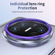 For Huawei Mate X3 Ice-Cold Holder PC Hybrid TPU Phone Case(Purple)