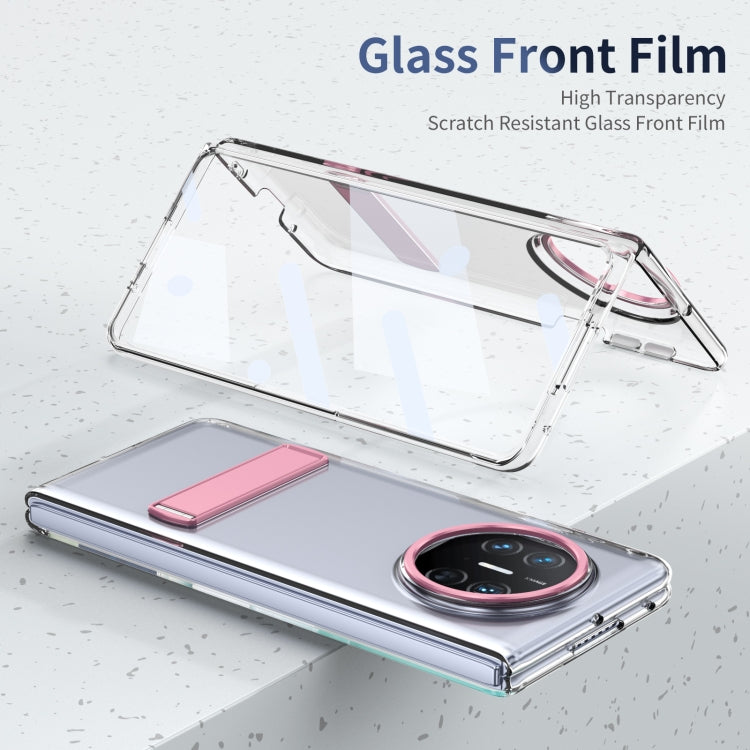 For Huawei Mate X5 Ice-Cold Holder PC Hybrid TPU Phone Case(Pink)