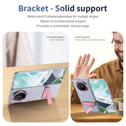 For Huawei Mate X5 Ice-Cold Holder PC Hybrid TPU Phone Case(Pink)