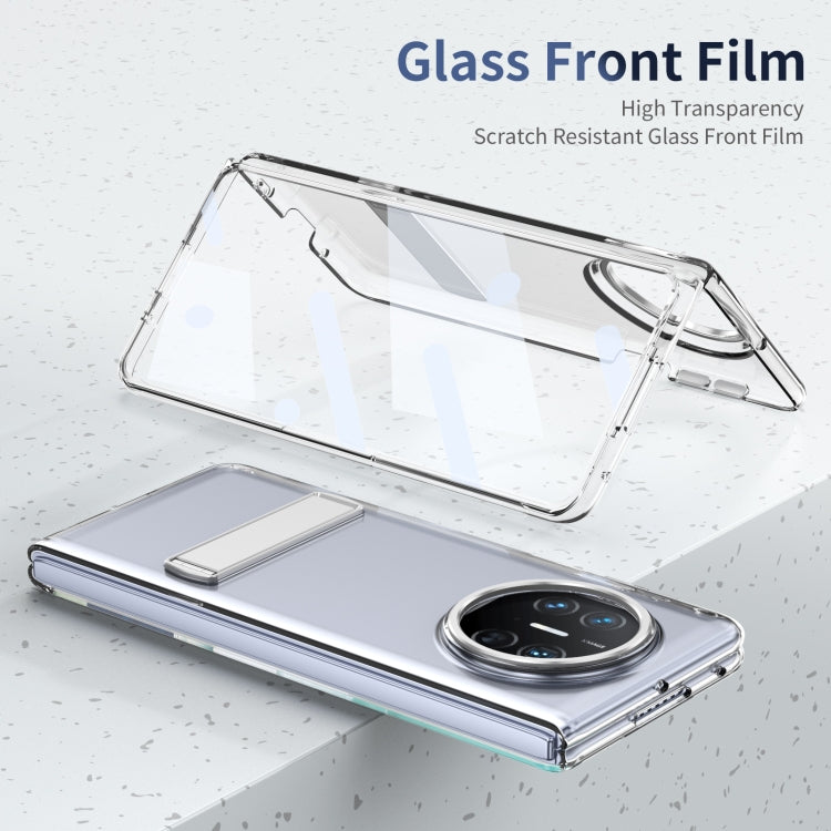 For Huawei Mate X5 Ice-Cold Holder PC Hybrid TPU Phone Case(Silver)