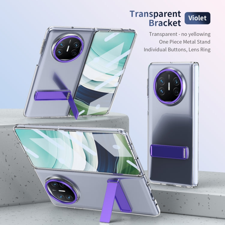 For Huawei Mate X5 Ice-Cold Holder PC Hybrid TPU Phone Case(Purple)