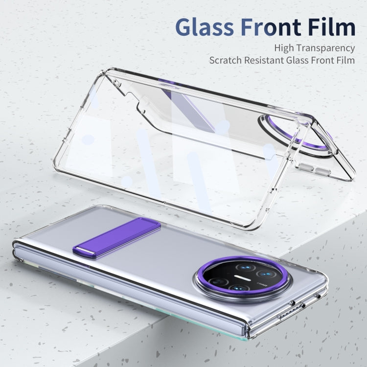 For Huawei Mate X5 Ice-Cold Holder PC Hybrid TPU Phone Case(Purple)
