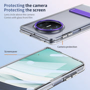 For Huawei Mate X5 Ice-Cold Holder PC Hybrid TPU Phone Case(Purple)