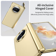 For Huawei Mate X3 Integrated AG Frosted Vacuum Plating Phone Case(Gold)