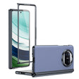 For Huawei Mate X3 Integrated AG Frosted Vacuum Plating Phone Case(Blue) - Huawei Cases by PMC TechLife | Online Shopping South Africa | PMC TechLife | Buy Now Pay Later Mobicred