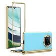 For Huawei Mate X5 Integrated AG Frosted Vacuum Plating Phone Case(Ice Blue) - Huawei Cases by PMC TechLife | Online Shopping South Africa | PMC TechLife | Buy Now Pay Later Mobicred