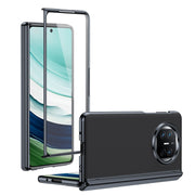 For Huawei Mate X5 Integrated AG Frosted Vacuum Plating Phone Case(Black)