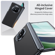 For Huawei Mate X5 Integrated AG Frosted Vacuum Plating Phone Case(Black)