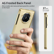 For Huawei Mate X5 Integrated AG Frosted Vacuum Plating Phone Case(Gold)