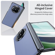 For Huawei Mate X5 Integrated AG Frosted Vacuum Plating Phone Case(Blue)