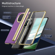 For Huawei Mate X5 Integrated AG Frosted Vacuum Plating Phone Case(Purple)