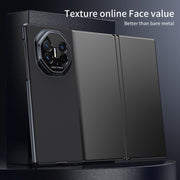 For Huawei Mate XT Ultimate Design Integrated AG Frosted Vacuum Plating Phone Case(Black)