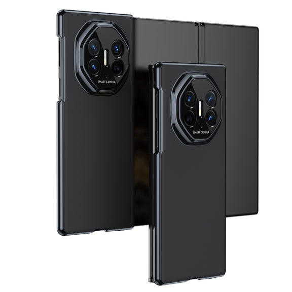 For Huawei Mate XT Ultimate Design Integrated AG Frosted Vacuum Plating Phone Case(Black)