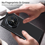 For Huawei Mate XT Ultimate Design Integrated AG Frosted Vacuum Plating Phone Case(Black)