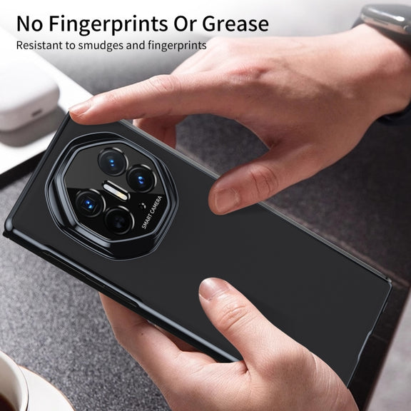 For Huawei Mate XT Ultimate Design Integrated AG Frosted Vacuum Plating Phone Case(Black)