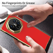 For Huawei Mate XT Ultimate Design Integrated AG Frosted Vacuum Plating Phone Case(Red)