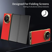 For Huawei Mate XT Ultimate Design Integrated AG Frosted Vacuum Plating Phone Case(Red)