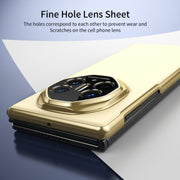 For Huawei Mate XT Ultimate Design Integrated AG Frosted Vacuum Plating Phone Case(Gold)