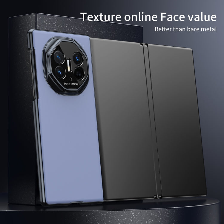 For Huawei Mate XT Ultimate Design Integrated AG Frosted Vacuum Plating Phone Case(Blue)