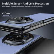 For Huawei Mate XT Ultimate Design Integrated AG Frosted Vacuum Plating Phone Case(Blue)