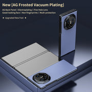 For Huawei Mate XT Ultimate Design Integrated AG Frosted Vacuum Plating Phone Case(Blue)